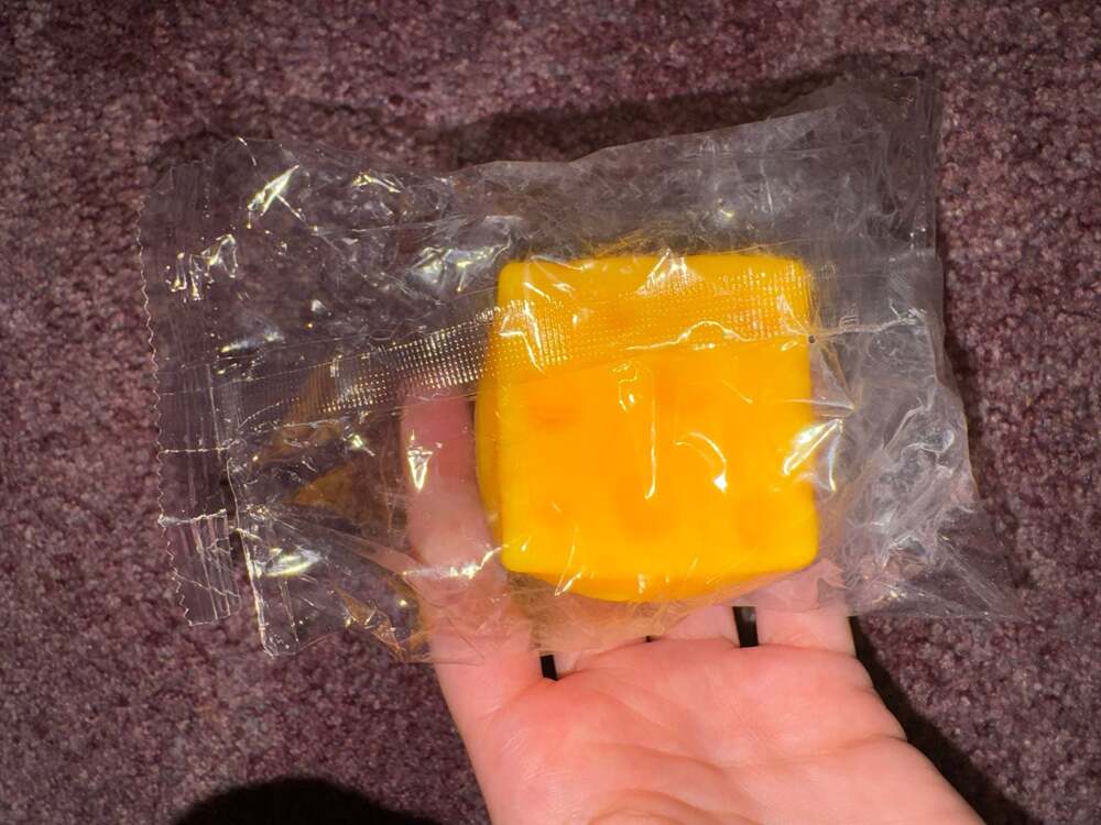 Cheese Block Sensory Stress Relief Squishy Fidget Toy